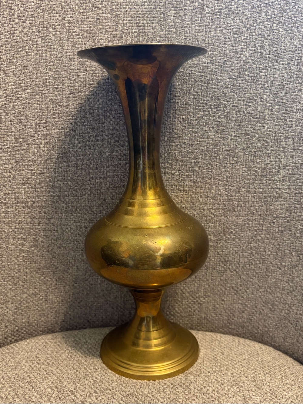 VINTAGE- brass vase